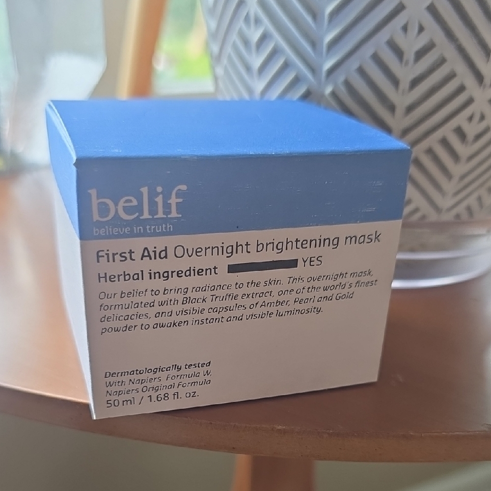 Belif First Aid Overnight Brightening Mask - Blue
